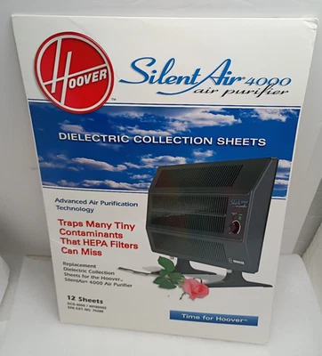 Purificador de aire Hoover Silent Air 4000 DCS-4000 hoja de colección dieléctrica 11 piezas Foto 1 de 2