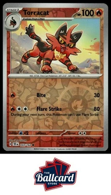SV05: Temporal Forces #033/162 Torracat Reverse Holo - Image 1 of 2