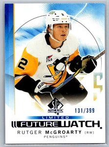 2024-25 SP Authentic #165 Rutger McGroarty Limited Blue Penguins /399 - Picture 1 of 2