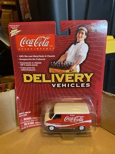 Johnny Lightning Coca Cola Delivery Vehicles 1977 Chevy Van 1/64 scale - Picture 1 of 4