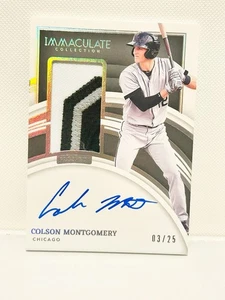 2022 Immaculate Holo Colson Montgomery Prospect Patch Autograph Auto #/25 - Picture 1 of 2
