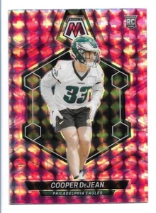 Cooper DeJean 2024 Panini Mosaic Pink Camo Prizm Rookie #340 Philadelphia Eagles - Bild 1 von 2