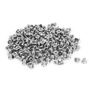 200pcs Flat Phillips Head Hard Drive Screw 6#-32 for 3.5" HDD Computer PC Silver - Picture 1 of 3
