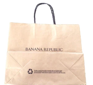 Empty Banana Republic Factory Paper Sack, Never Used - Picture 1 of 12