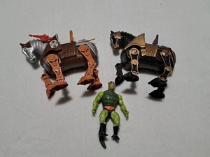Vintage 1980er MOTU He-Man Masters of the Universe Battle Horses Stridor & Stalker - Bild 1 von 8