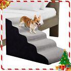 24.4Inches Foam Dog Stairs & Steps,Pet Stairs For High Bed Up To 28", Dog Ram...