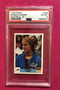 1976 Panini Kornelia Ender Montreal 76 Olympics RC #248 PSA 6 nur eine bewertet - Bild 1 von 2