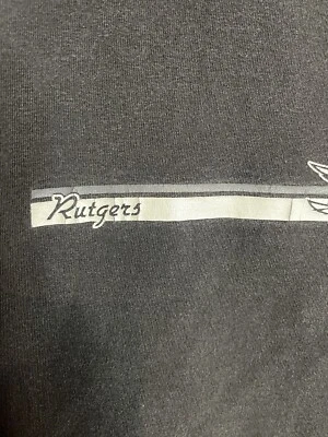 Camiseta Vintage Universidad Rutgers Adulto Hombre Grande Gris Hecha en EE. UU. Foto 1 de 4