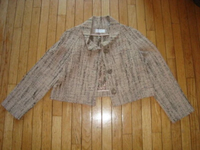 CHAQUETA ABRIGO BOLERO BADGLEY MISCHKA SEÑORA MEZCLA LANA TALLA 12 ¡NUEVA SIN ETIQUETAS! Foto 1 de 4