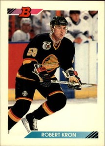 1992-93 Bowman Hockey #413 Robert Kron