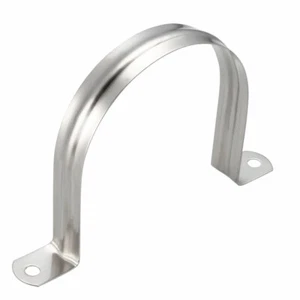 100 mm (4") starres Rohrband, 2 Löcher 304 Edelstahl Spannclip 1 Stück - Bild 1 von 3