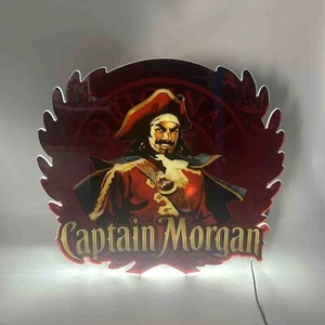 Captain Morgan LED pubblicità luminosa insegna pubblicitaria illuminata, used - Foto 1 di 5