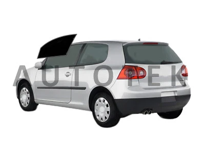 Película precortada ventanas delanteras de 2 puertas para Volkswagen Rabbit hatchback de 2 puertas 2006-2009 Foto 1 de 4