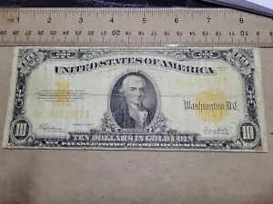 πΊπΈ United States 10 Dollars Gold Certificate 1922 FR-1173 FR1173 012423-5 - Picture 1 of 8