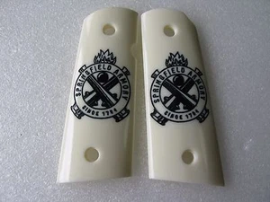 COOL SPRINGFIELD BEIGE RESIN GRIP FOR 1911 SPRINGFIELD CLONES FREE SHIP - Picture 1 of 9