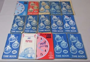 Lot of 15 MINNESOTA MN Loco engineer Time Book 1975 - 1992 Chicago Northwestern - Picture 1 of 10