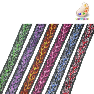 Jacquard Ribbon 5/8" (16mm) Flames *Colors* 10 Yards - Picture 1 of 9