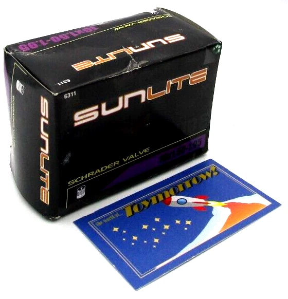 SUNLITE Bicycle Inner Tube 16x1.50 ISO 6311 w/ 32mm Schrader Valve - Image 1 of 1
