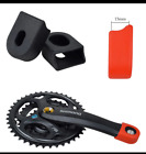 2X Qty RedBlack Bicycle Silicon Crank Arm Protector Case Cover Mountain Bike