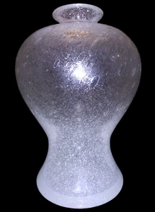 VTG MCM Murano Glass Handblown Bubble Vase Pulegoso Seguso Vetri d'Arte HTF - Picture 1 of 8