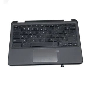 09X8D7 Black Palmrest US Non-Backlit Keyboard Touchpad For Dell Chromebook 3100 - Picture 1 of 5