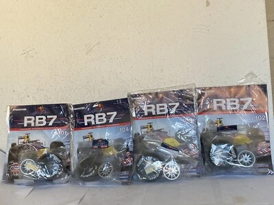 Ein Satz (neue)(4Stück F1-RB7 DeAgostini Räder (Medium)für 2Hinten/2Vorderachse. - Bild 1 von 4