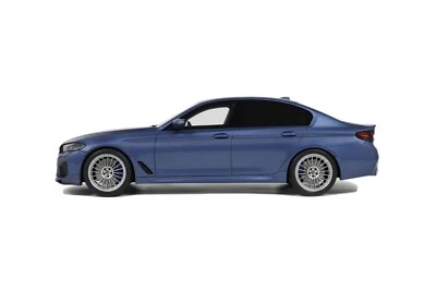 BMW Alpina B5 Saloon Blue Metallic 2023 (GT487) GT Spirit 1:18 - Image 1 of 4