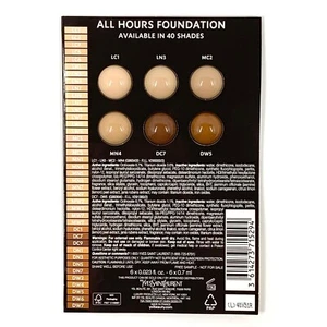 Yves Saint Laurent All Hours Foundation Luminous Matte 6 Farbtöne Musterkarte - Bild 1 von 3