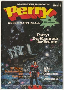 ✪ PERRY UNSER MANN IM ALL #116 + Atlan/ohne Rißzeichnung, Moewig COMICHEFT Z2 - Bild 1 von 4