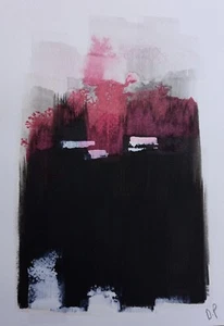Fine art Print, Limited Edition, Art, Abstract, Abstract Art, Black, Red - Picture 1 of 1