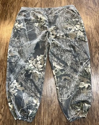 Jerzees Outdoors Pants Mens 3x Camo Mossy Oak Break Up Adjustable Cargo VTG - Image 1 of 4
