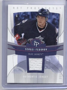 06-07 2006-07 HOT PROSPECTS SERGEI FEDOROV RED HOT MATERIALS JERSEY /100 JACKETS - Picture 1 of 1