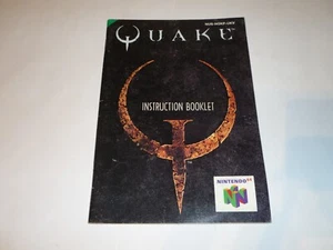 QUAKE NINTENDO 64 (N64) MANUAL | MANUAL ONLY - Imagen 1 de 11