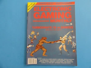 ELECTRONIC GAMING MONTHLY MAGAZINE 1989 VOL 1 NUMBER 8 TURBOGRAFX-16 VS GENESIS - Picture 1 of 12