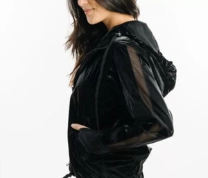 Zyia Active Midnight Gloss Bomber Jacket Women's Medium Brand new with tags - Picture 1 of 8