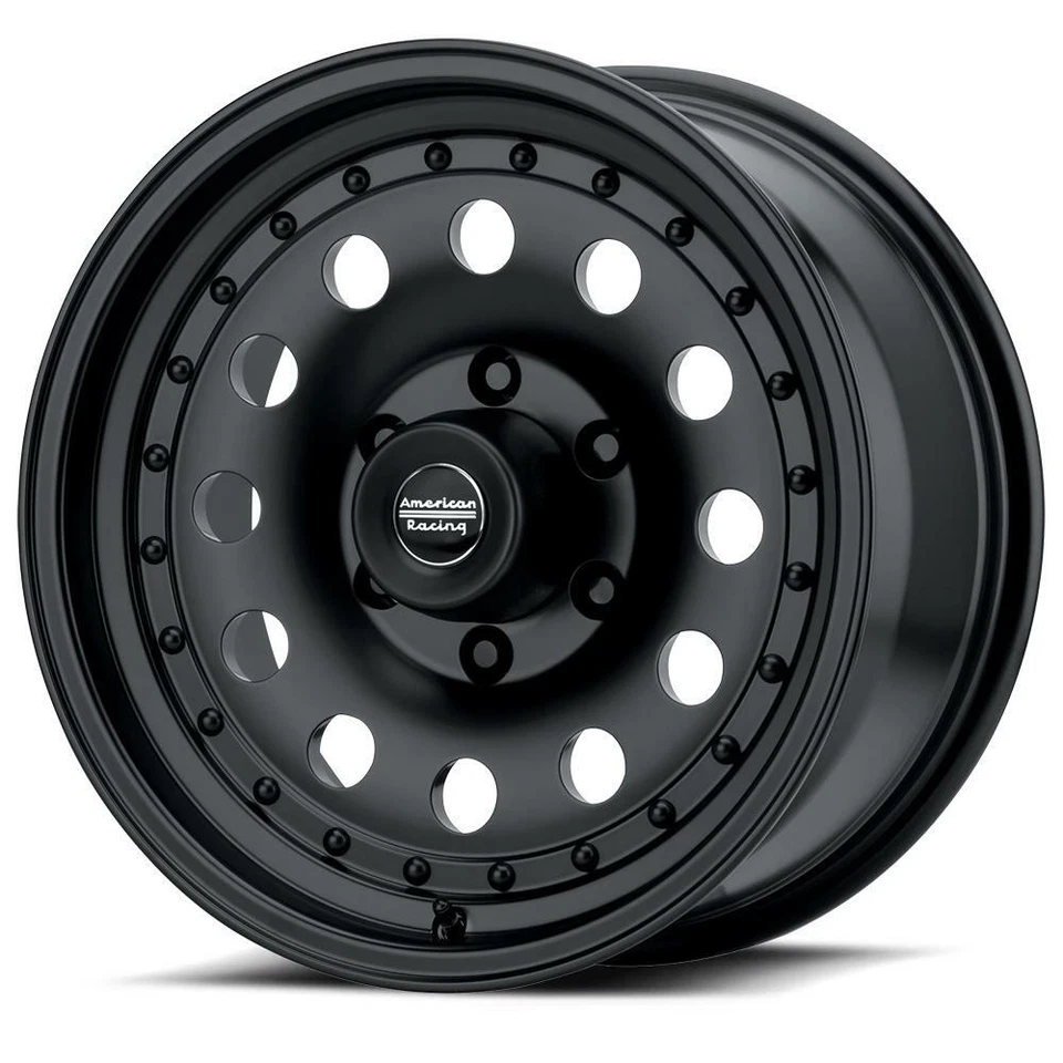 Llanta 17 pulgadas 17x8 American Racing AR62 negro satinado 5x5 5x127 +0 Foto 1 de 1