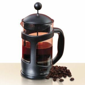 Mr. Coffee 28 Oz French Press extracts natural oils in coffee bean maker