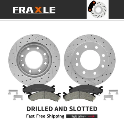 Rotores de freno delanteros pastillas de cerámica para GMC Chevrolet Savana 2500 3500 Express 325 mm Foto 1 de 4