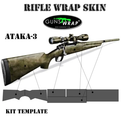 Camo Premium Vinyl Sticker for Guns Rifle Decal Skin Wrap ataka-3 - Image 1 of 4