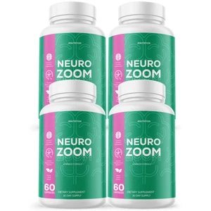 Neuro Zoom - Cognitive Support Dietary Supplement 60 Capsules (4 Pack) - Picture 1 of 3