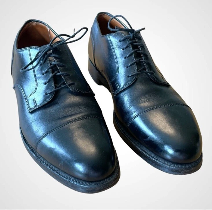 Alden New England Mens Black Cap Toe Oxford Lace Up Shoes Size 9.5B/D - Image 1 of 4