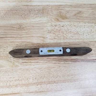 Vintage Stevens 9" Wood Level Newton Falls, Ohio - Image 1 of 4