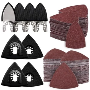 208Pcs Oscillating Tool Sanding Pads Kit, 4Pcs Triangle Sanding Pads and 4Pcs... - Picture 1 of 7