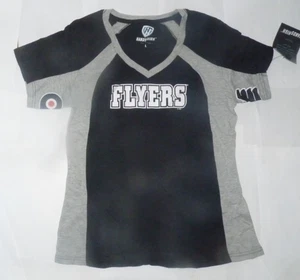 NEW NHL Philadelphia Flyers Ice Hockey Hands High T Shirt Women L Large NWT - Picture 1 of 2