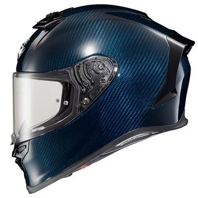 Casco de motocicleta Scorpion EXO-R1 Air carbono azul Foto 1 de 4