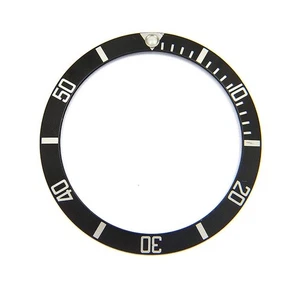 Original Rolex Submariner 16610 16800 168000 Pointed 4 Black Watch Bezel Insert - Bild 1 von 4