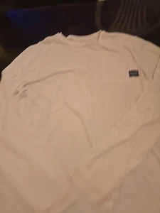 SAXX WHITE SLEEPWALKER PAJAMA Long Sleeve Pocket Tee SHIRT Men’s LARGE Lounge - Bild 1 von 5