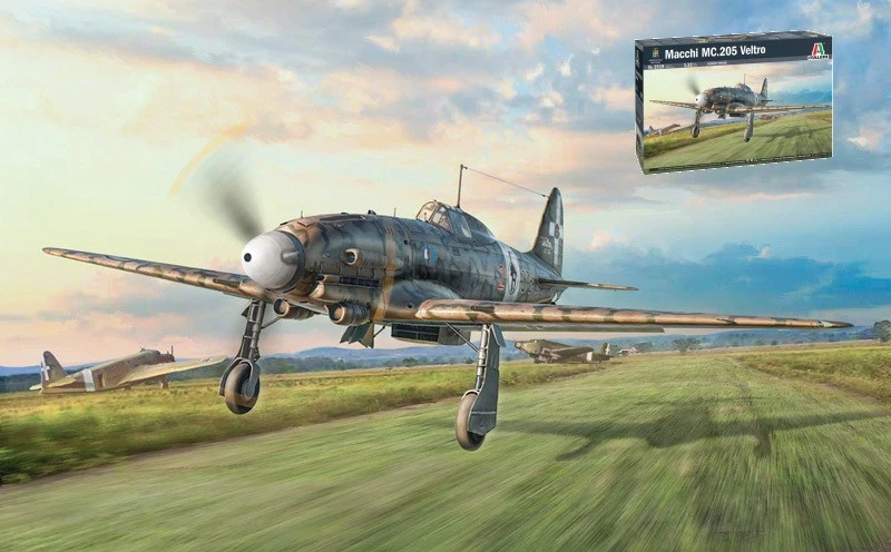 ITALERI IT2519 MACCHI MC 205 VELTRO KIT 1:32 Modellino - Immagine 1 di 1