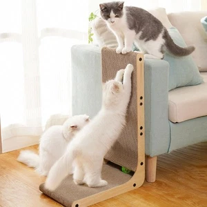Cat Scratcher, Cat Scratching Post, Cardboard Cat Scratching Board with Ball ... - Picture 1 of 7