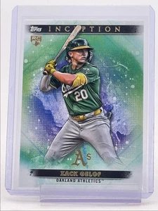 ZACK GELOF 2024 TOPPS INCEPTION ROOKIE BASEBALL ATHLETICS RC Q2859 - Picture 1 of 2